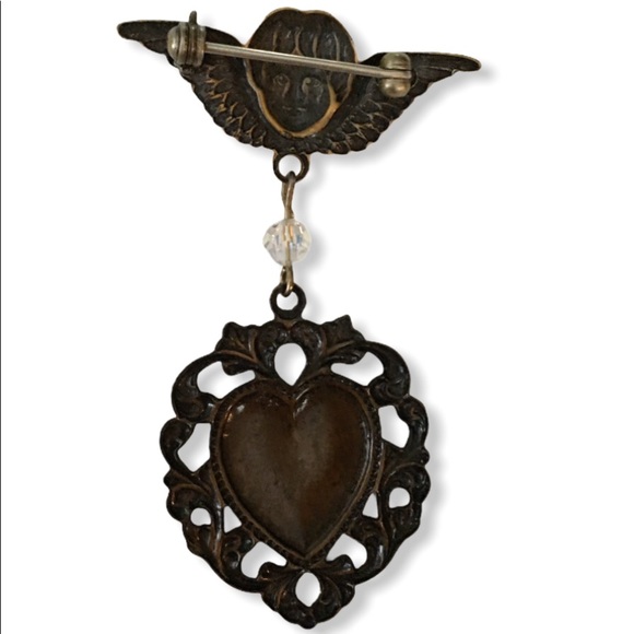 💗Reproduction “Cherub” Victoriana Brooch from the Sweet Romance Collection - Picture 5 of 10